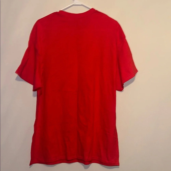 Red T-Shirt with Colorful Logo - Picture 3 of 3